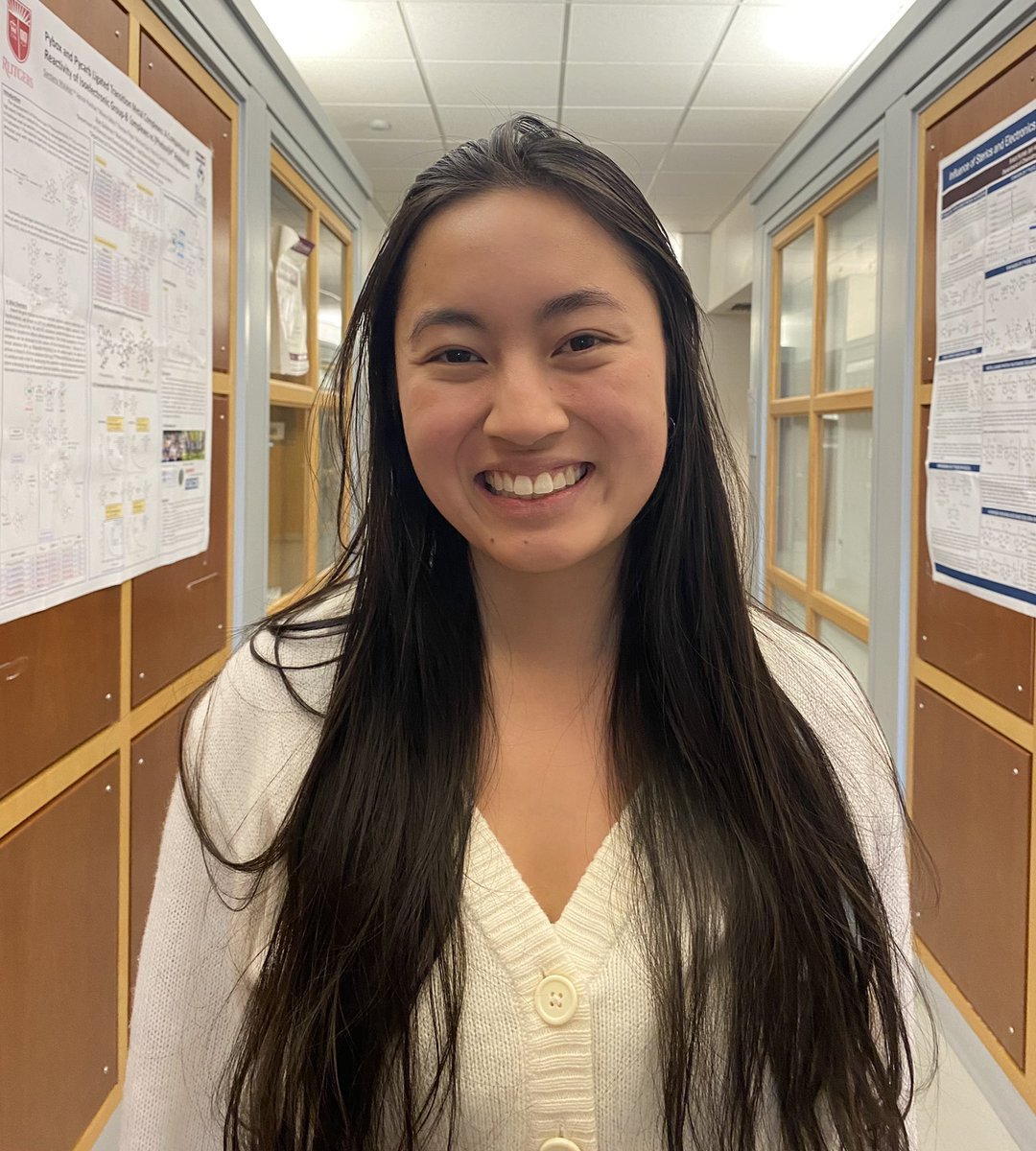 Congrats to third year, Cassandra Vu, on getting the <a href="/PennSAS/">Penn Arts & Sciences</a> School of Arts and Sciences Dean's Award for Distinguished Teaching by Graduate Students! <a href="/PennChemistry/">Penn Chemistry</a>