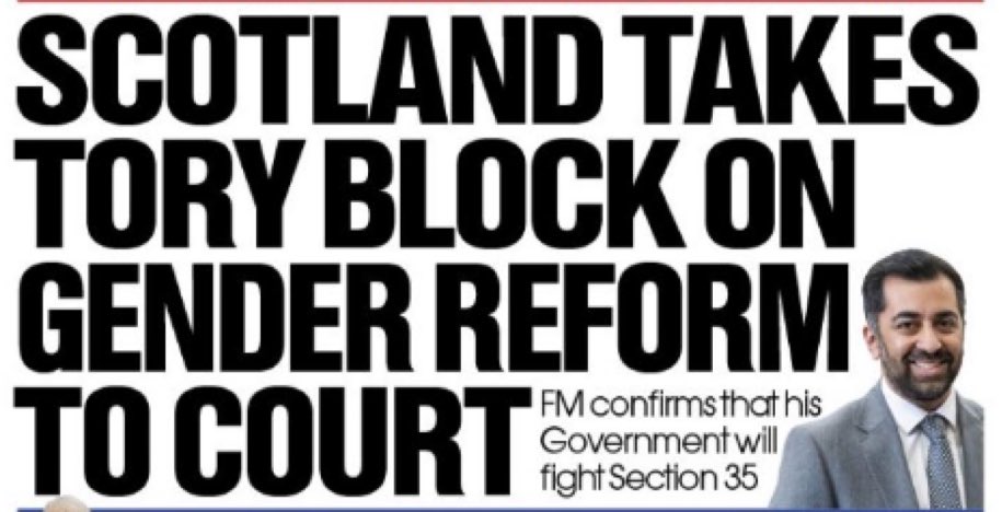 CraigWHoy1's tweet photo. Since when did the SNP speak for everyone in Scotland on gender reform? This is a diversion from the crisis in their ranks - but they do not speak for Scotland.
Far from it. https://t.co/Rrl4yRQNmq
