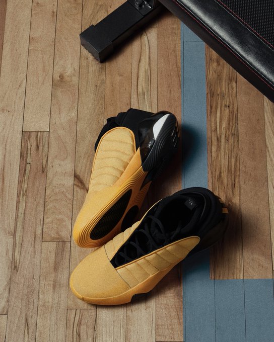 Available via adidas US 💛 adidas Harden Volume 7 'Yellow