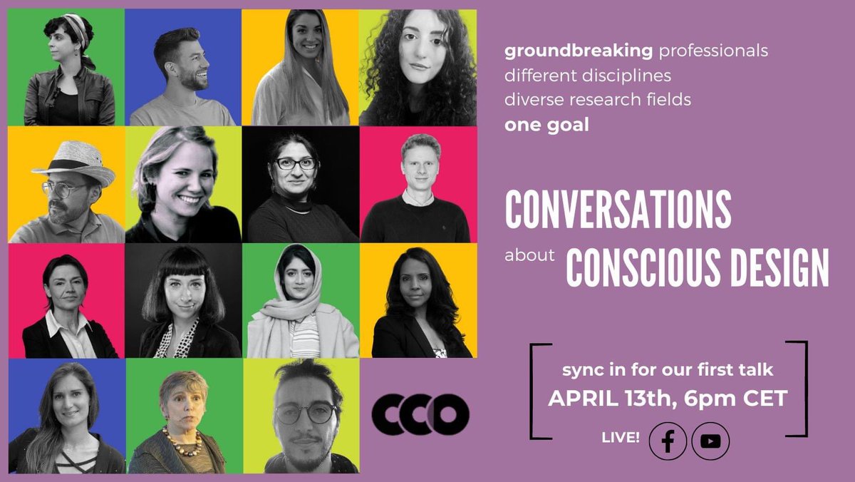 consciousmty's tweet photo. Every month, top professionals and CCD fellows will talk about their work, its impact and its relation with conscious design. See YouTube Channel. @TheCCDesign https://t.co/GHgFDB0fdk