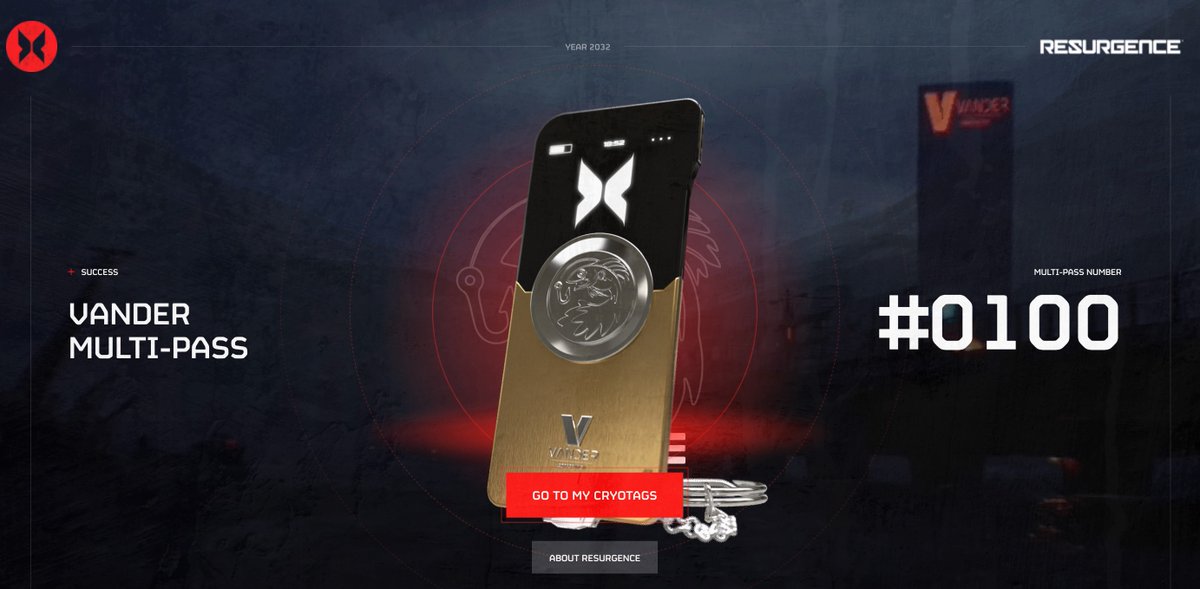 davis_ziedins's tweet photo. Hah, just minted my first NFT on @Immutable from our partner project @ResurgenceGame 💪
Winner winner chicken dinner - got ID #100💯💯💯
#IMX #blockchaingaming #NFT #colizeum #resurgencegame https://t.co/Vu1GXeFSlt