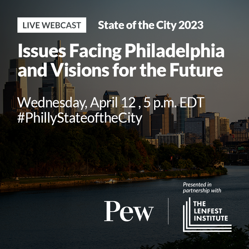 pewtrusts's tweet photo. 🏁 Starting now!

Get an inside look at new findings on how #Philadelphia and Philadelphians are changing.

📈 "State of the City" report findings.
💡 Expert ideas to improve the city.
🗣️ Citywide poll results.

SIGN IN to watch: https://t.co/s58BbInoJP

#PhillyStateOfTheCity https://t.co/MxRvH7Qz8E