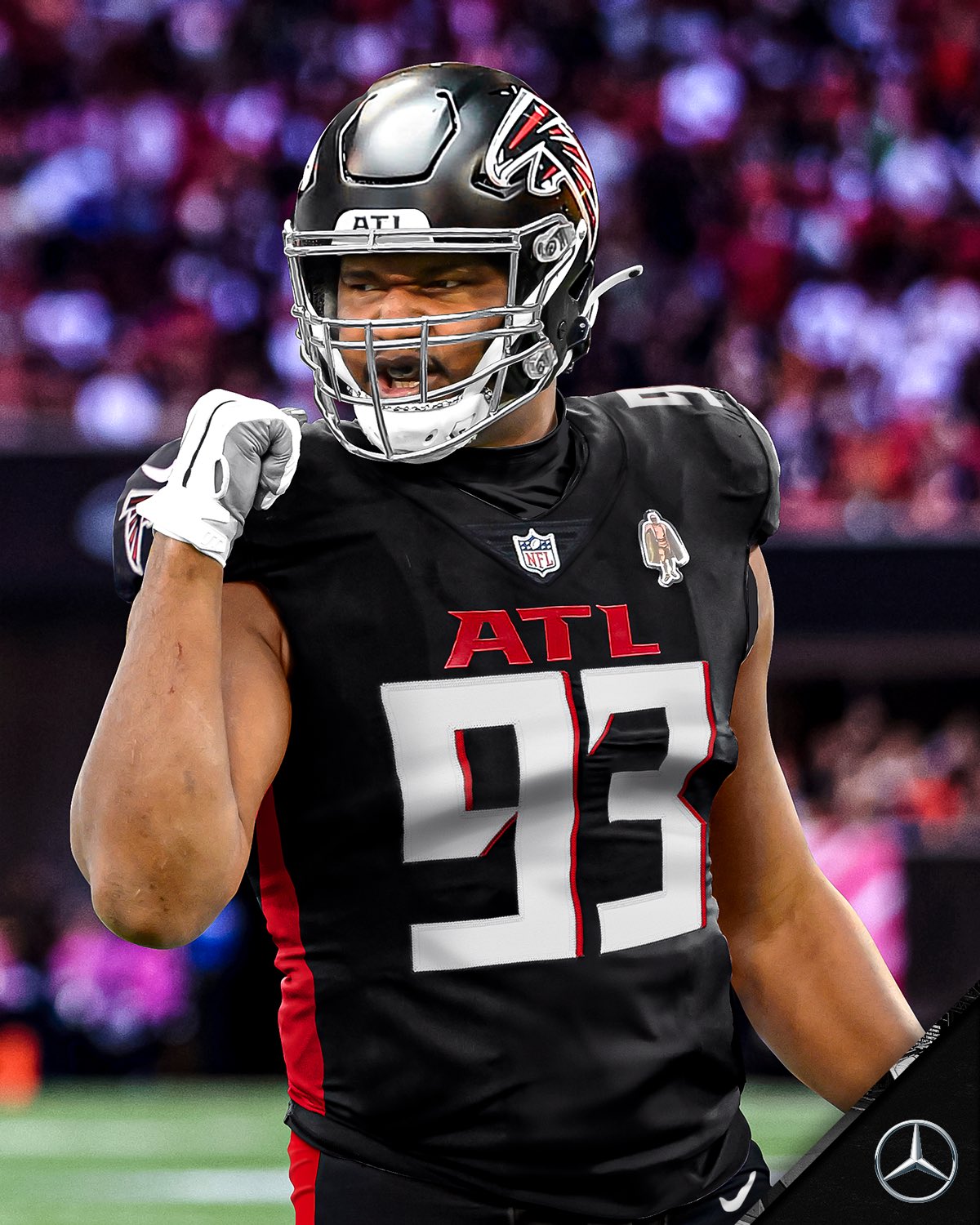 Atlanta Falcons on X: 9️⃣3️⃣ for @CalaisCampbell   / X