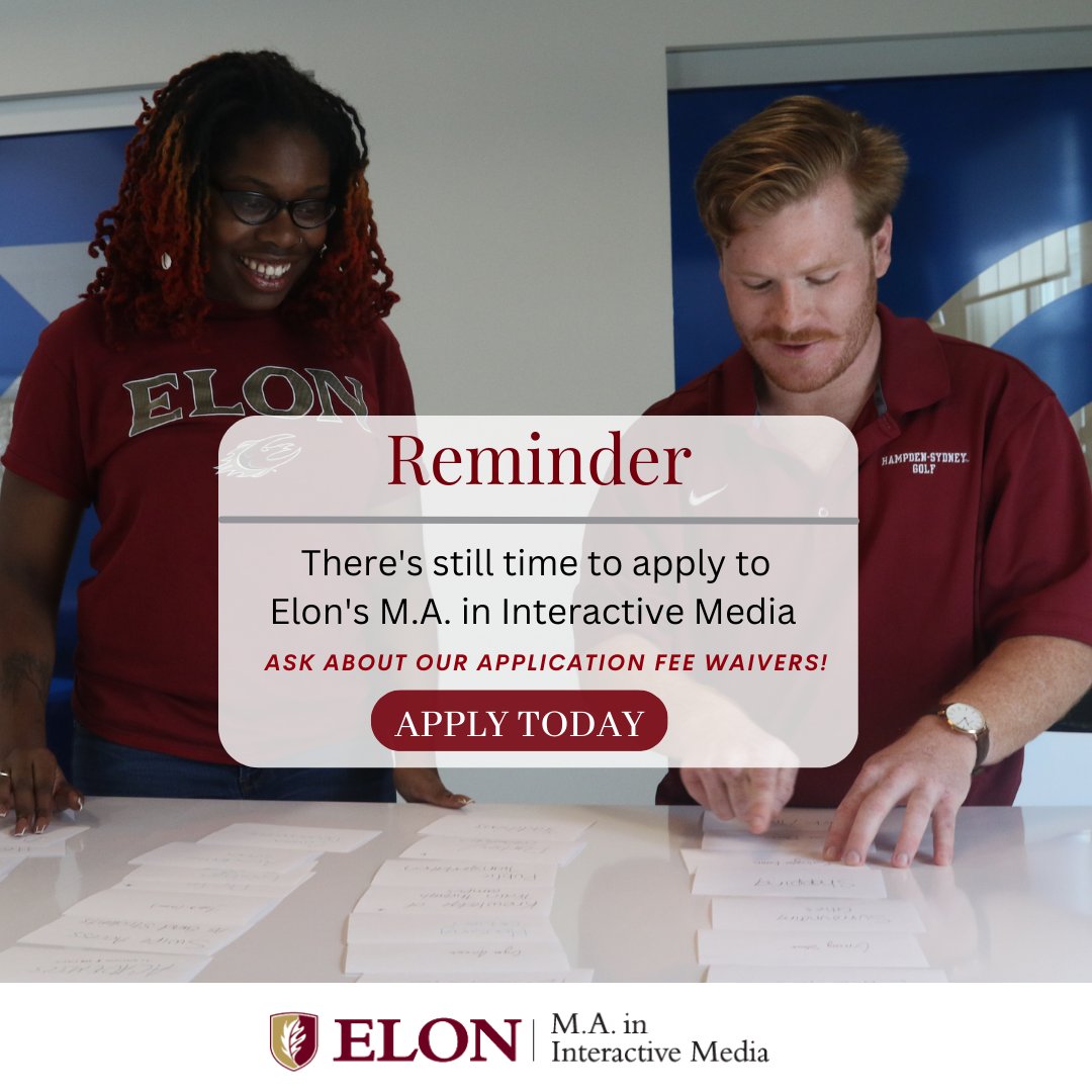 Elon M.A. in Interactive Media tweet media