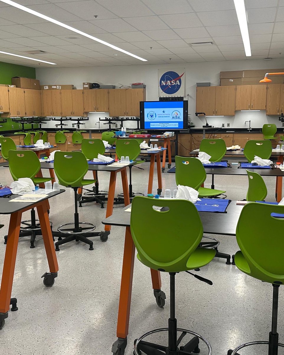 STEAMhigh's tweet photo. It’s almost time! @STEAMhigh is so excited to host 3rd and 4th grade girls from @STEMgirlsRISE for a STEAM Day as part of their @amwater American Water Charitable Foundation STEM Grant. @FCPSKY https://t.co/e1gi1awvXf