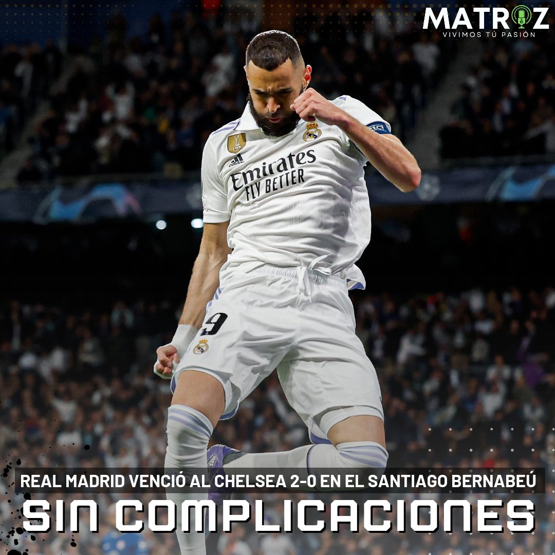#RealMadrid saca una cómoda ventaja ante el #Chelsea de Lampard, la vuelta es la próxima semana en Londres.

#championsleague
