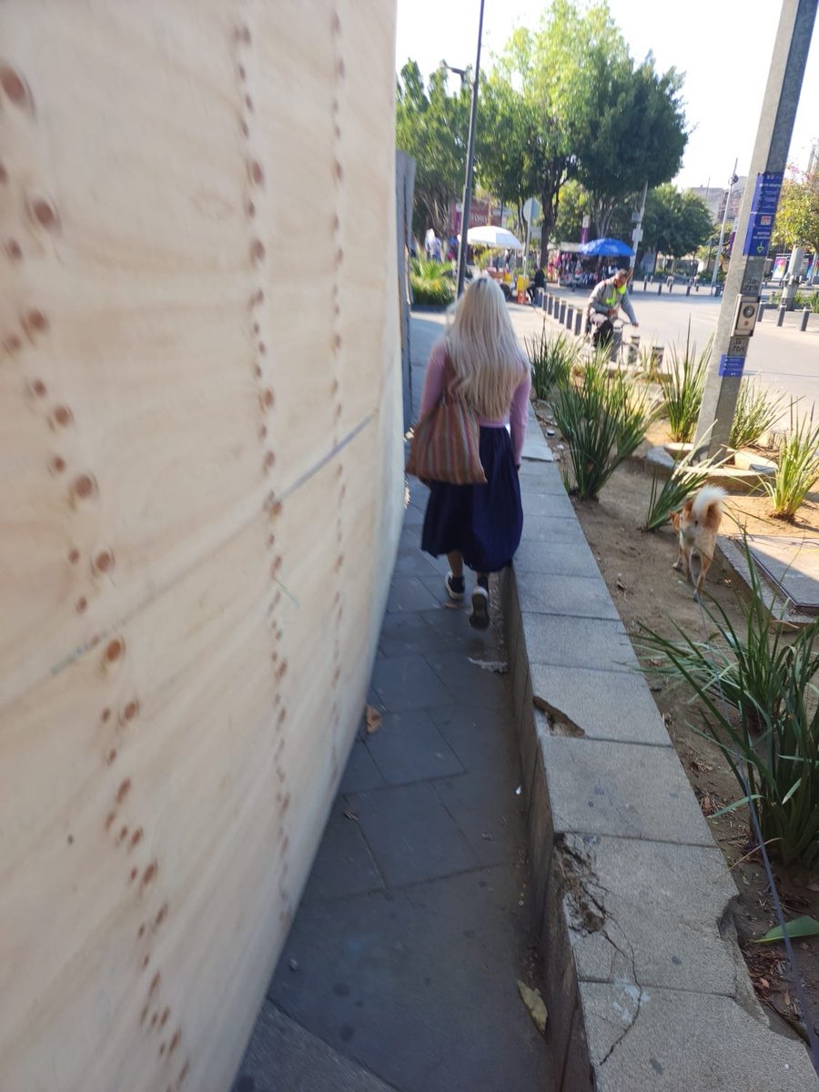 BicireporteraDF's tweet photo. Oye @AccionesBJ el tapial que colocaron en el edificio ubicado en Xola y Diag. San Antonio ocupa mucho espacio y no es suficiente para que patones transiten con seguridad.

Nos apoyan?

ccp @SOBSECDMX https://t.co/H0RHtHLGxH