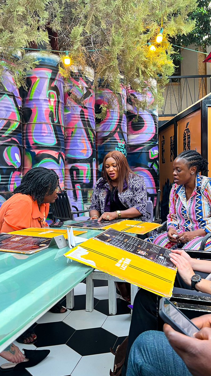 IHVNigeria's tweet photo. Team bonding session today after a successful meeting. 
Dr. Charity Maina, Co-Principal Investigator (Co-PI), EQUAL Study, appreciates the EQUAL team for taking out the time to go over the plan for the next fiscal year. 

#workdinner #EQUAL #ihvn https://t.co/npBPo8cTlr