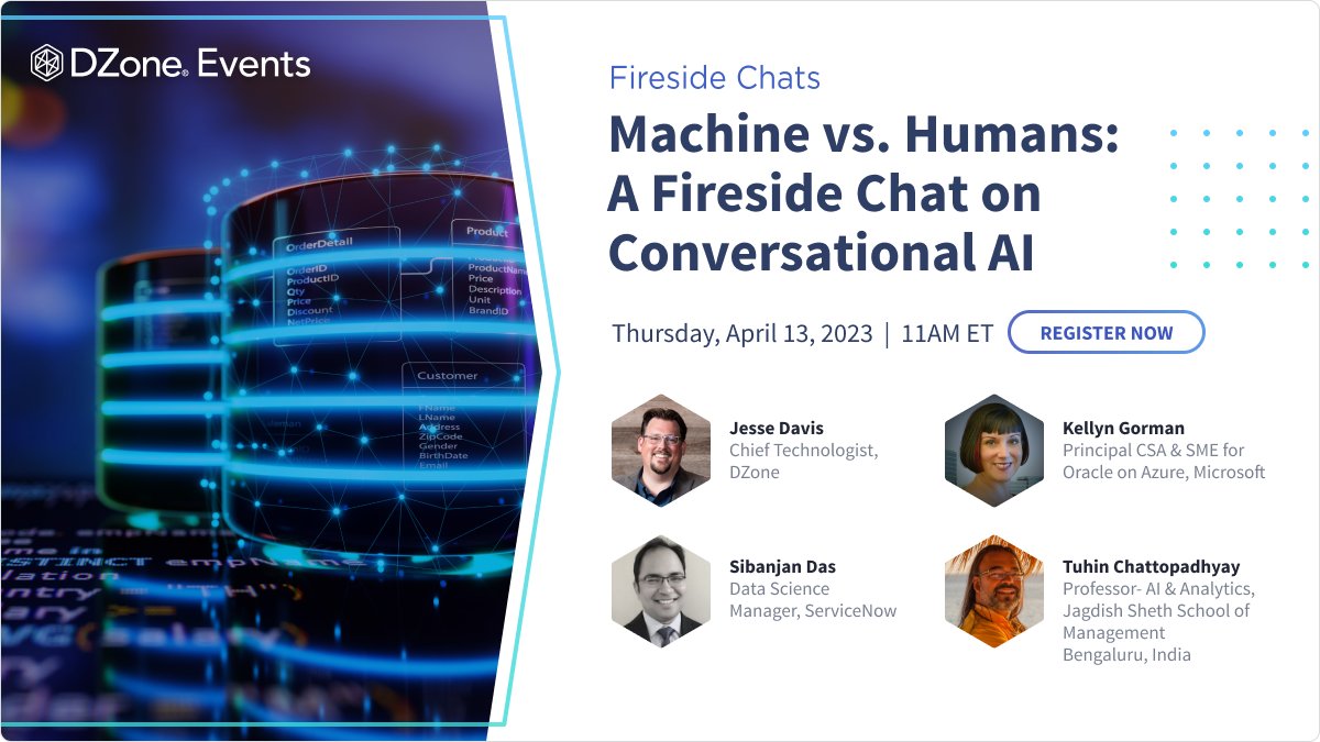 📆  When: Thursday, April 13,  11 a.m. EDT 
🪑 Save your seat:  events.dzone.com/dzone/Machine-…