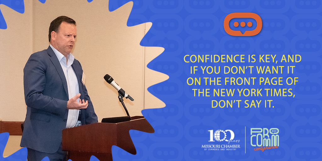 MissouriChamber's tweet photo. Our #MoProComm2023 attendees are learning the dos and don’ts of media relations with @RichChrismer, founder of Seen Read Heard. https://t.co/YXuWySuZpL