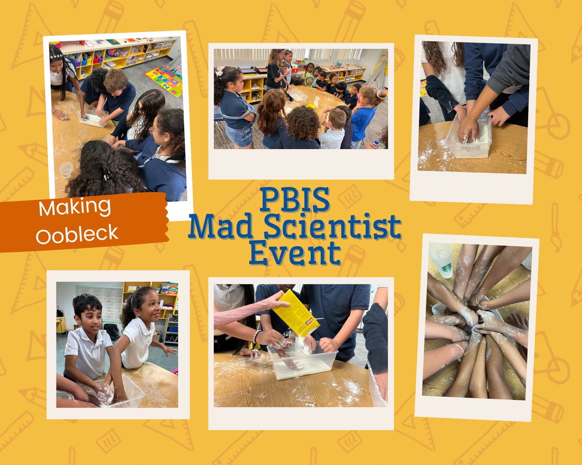 Students had a great time creating oobleck at our recent PBIS Mad Scientist Event! #sdocgoodtogreat