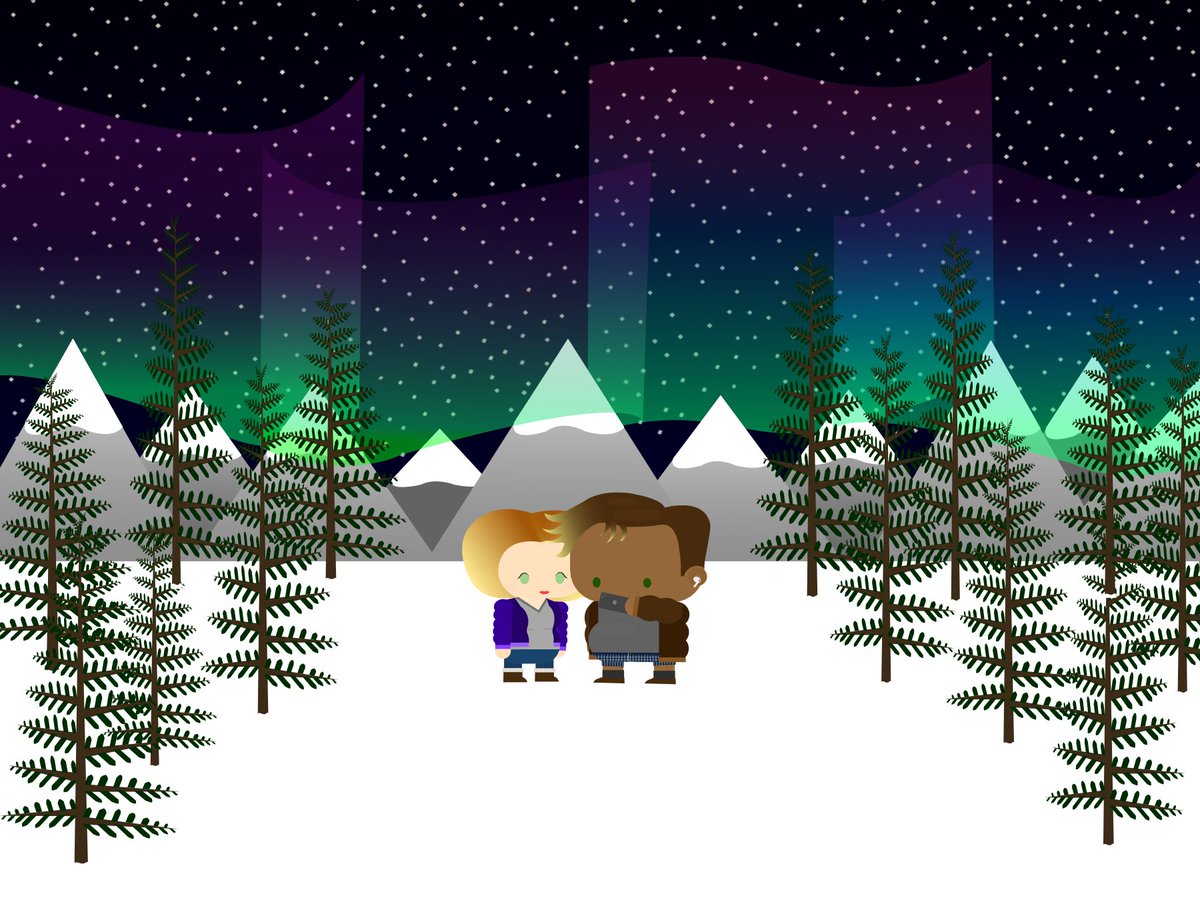 "Now that's a couple with a magnetic attraction! You could even say it's polarizing! *chuckles*"

SELFIE TIME! Tag us in your DadBod Adventure Selfies with just you and/or your loved ones!

#dadbod #dadlife #adventure #selfie #SelfieTime #NFT #NFTartwork #NFTGame #northernlights