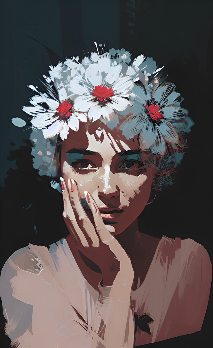 Flowery Beauty
#art #AI #AIart #AIArtwork #aiartist #aiartcommunity #AIArtistCommunity #artwork #Flowers #flowerart #WomanFace #femaleart