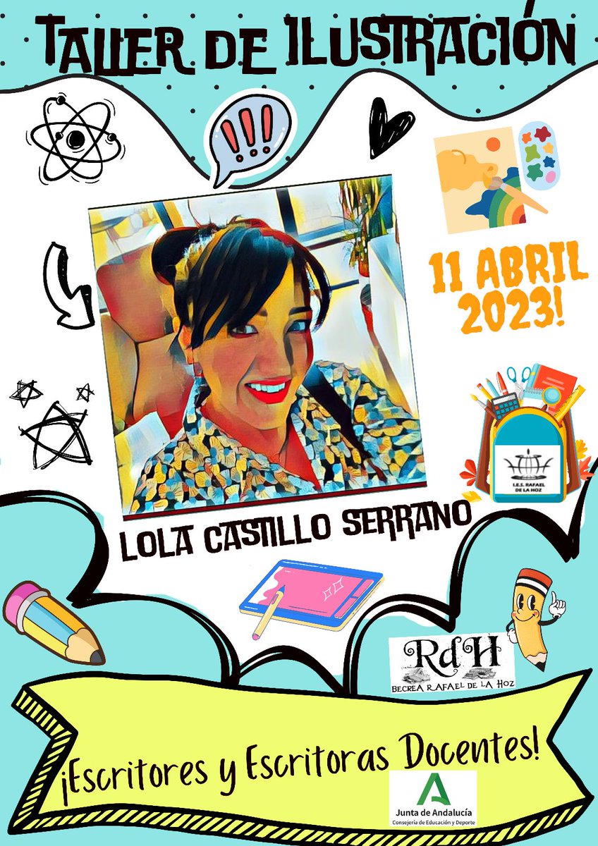 Biblio_RdlHoz's tweet photo. El pasado martes disfrutamos de la visita de la ilustradora Lola Castillo Serrano dentro del programa  Escritores docentes. Fue una experiencia genial y novedosa @cepcordoba @BECREA_CORDOBA https://t.co/Ww9ftjfCKh