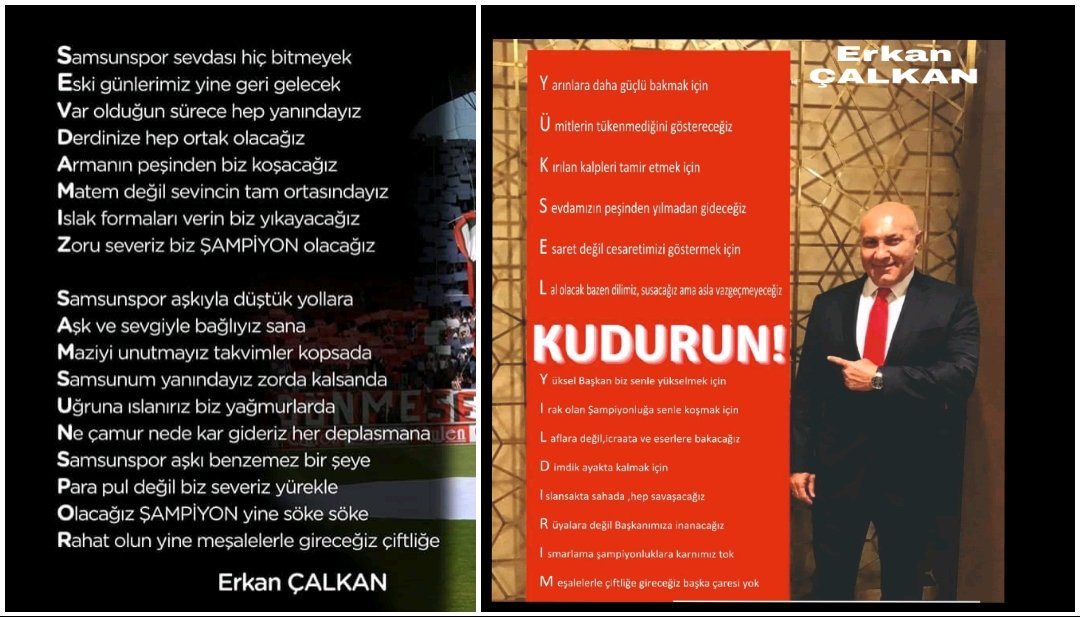 HOŞGELDİN SAMSUNSPORUM HAK ETTİĞİN YERDESİN BUNU KALEME DÖKMÜŞTÜM