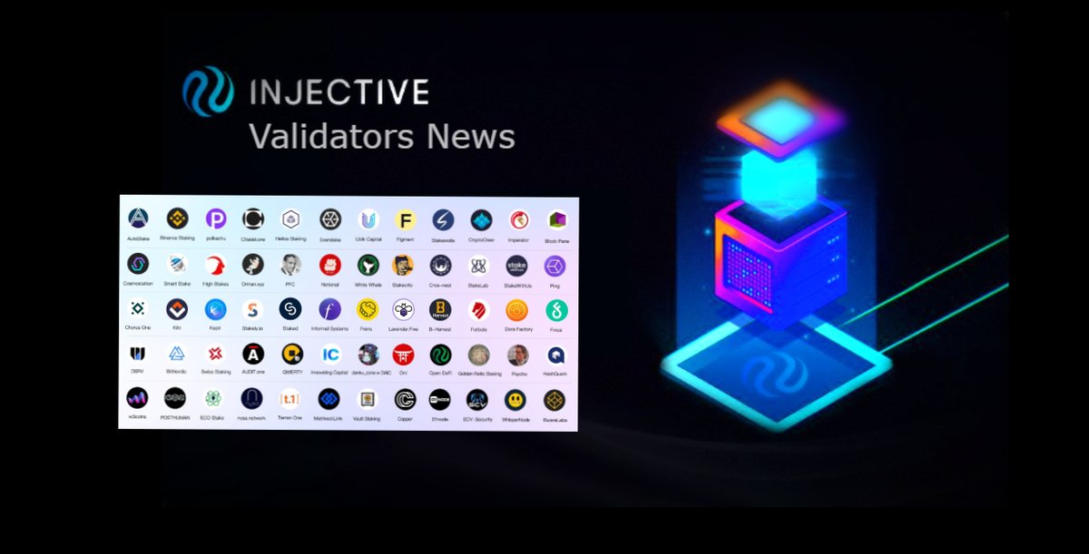 Let's see what's going on with Injective Validators.
Again we have a change between active and inactive.🧵⬇️