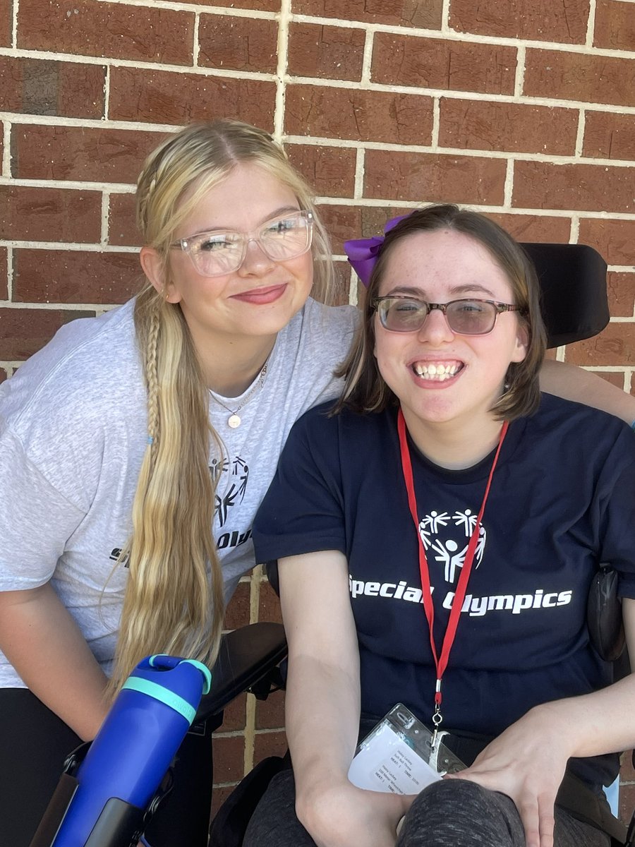 GREAT day here at TheSpecialOlympics with my buddy Haley. There was athletic events for these kids to come and compete. It was a very special thing to be apart of, and I’m beyond proud of everyone and Haley with her amazing performance.Can’t wait for next year !! @FCGAGroves_2025