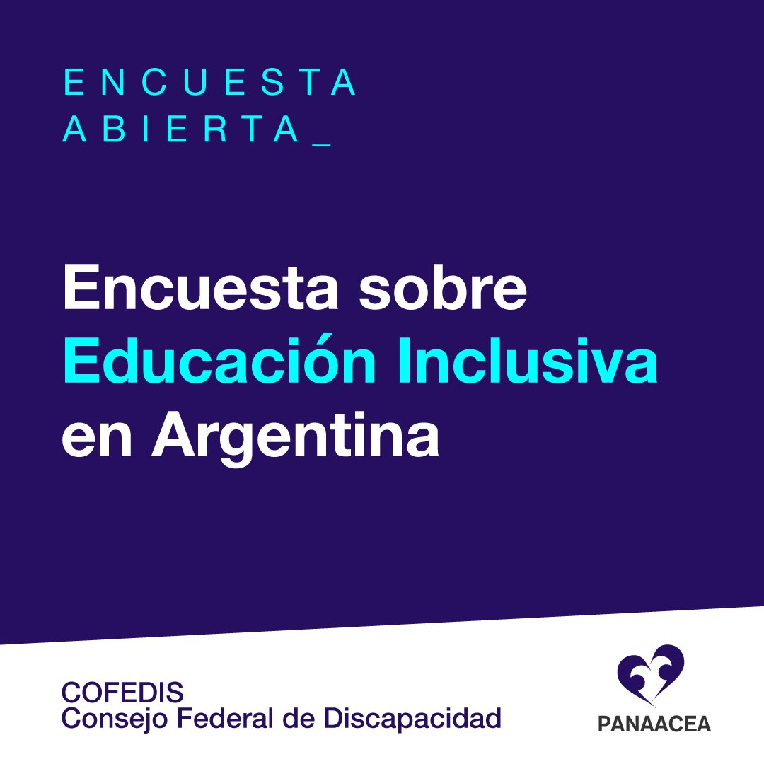 #EducacionInclusiva 👉🏻Completá la encuesta en  forms.office.com/r/aah03qKi4H

📊Los resultados se presentarán por parte de cada provincia y región en la Asamblea del COFEDIS de fines de abril de 2023 que se realizará en Ushuaia. 
.
. 
#inclusioneducativa #inclusion #espectroautista