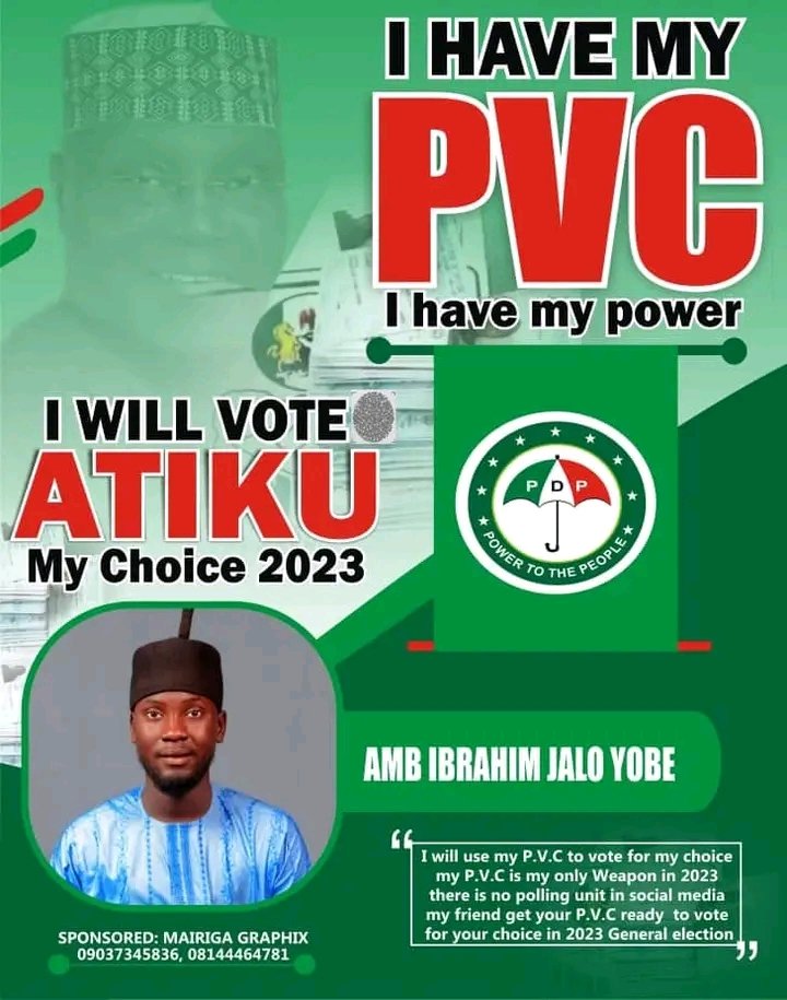 In 2023 election we strive but success come from god, the reason why we a not regret for voting PDP