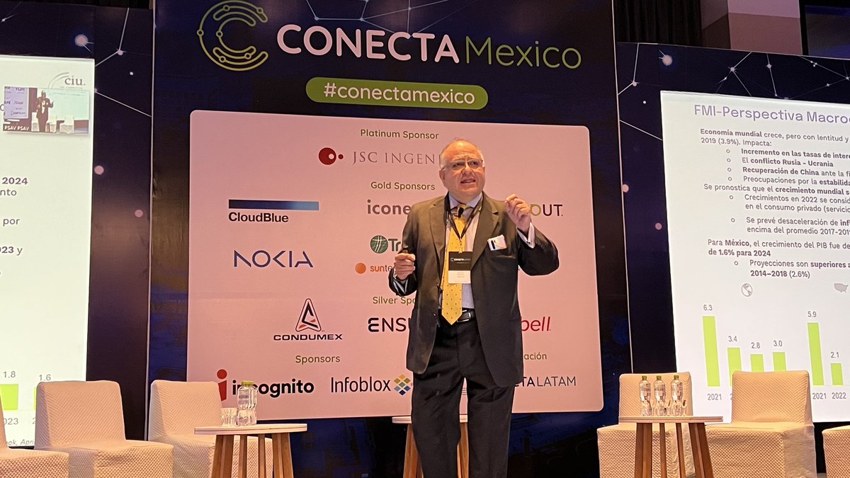 theciu's tweet image. .@ernestopiedras presenta  

“Tendencias del Mercado de Telecomunicaciones en México para 2023” 

#ConectaMexico2023 (@conecta_latam)