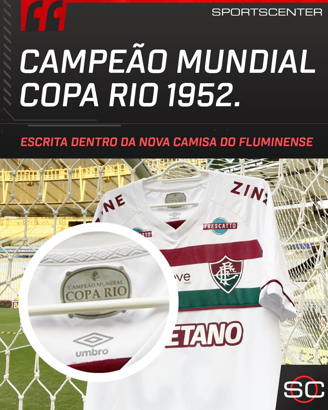 Fluminense - Campeão da Copa Rio Internacional 1952 