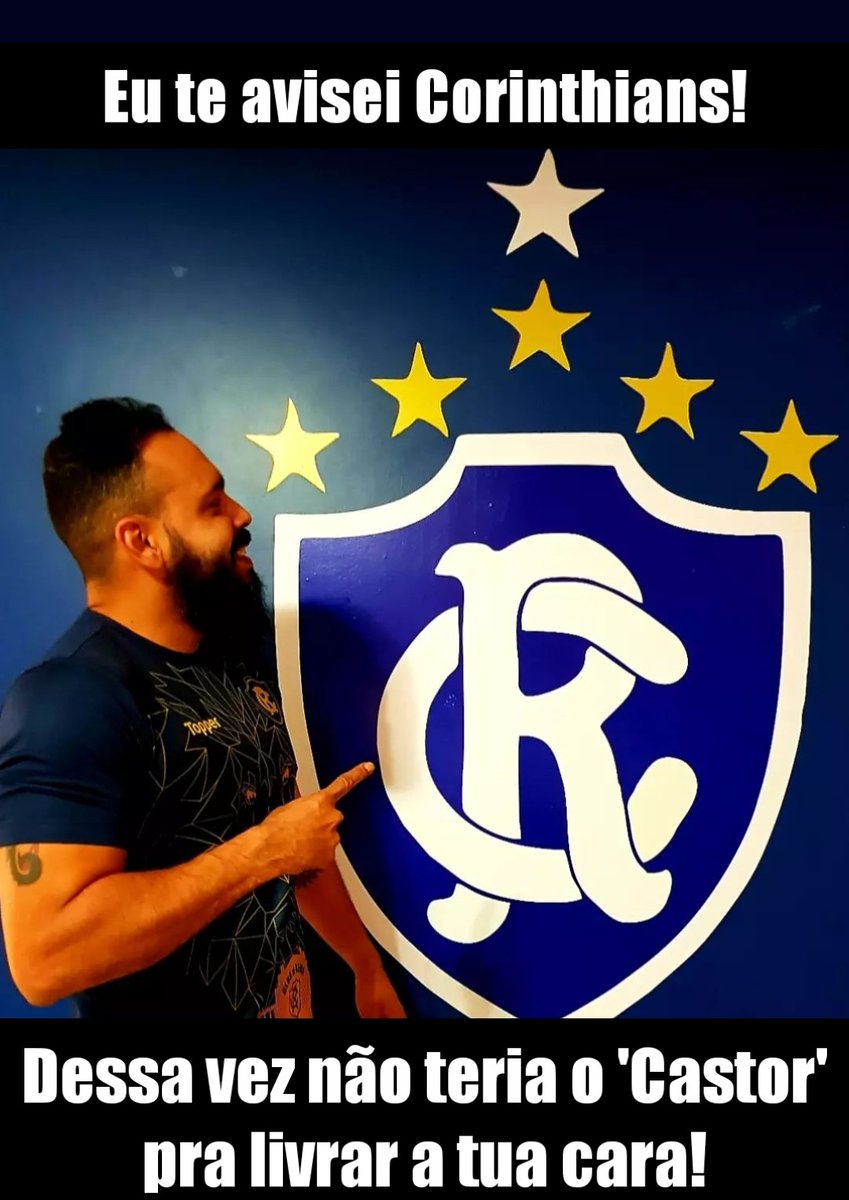 AlexandreMinowa's tweet photo. Eu te avisei Corinthians! Dessa vez não teria o 'Castor' pra livrar a tua cara como aconteceu em 1996. 
@ClubeDoRemo #clubedoremo https://t.co/graaZ7JoEO