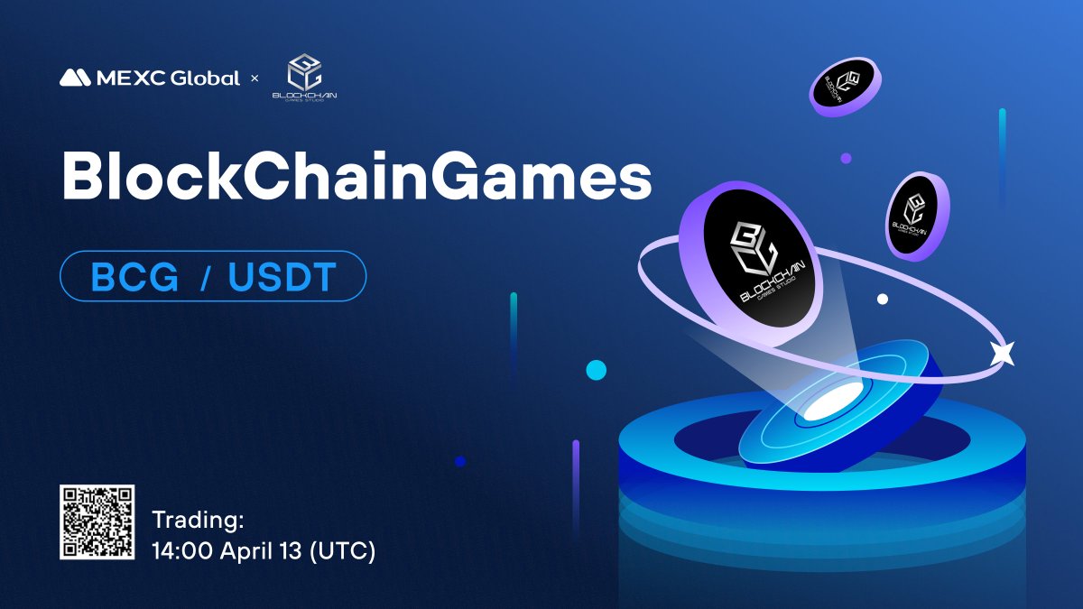 Happy to announce that the @BCGGamesStudio Kickstarter has concluded and $ BCG will list on @MEXC_Global! 🔹Deposit: Opened 🔹BCG/USDT Trading in the  Innovation Zone: Apr 13, 14:00 (UTC) Details: https://t.co/6ubOGBQDDf  #blockchaingames #MEXC