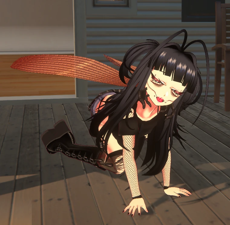 edenscomms's tweet photo. my personal model is all done!! 🪳 #anthro #vtuber #vroidstudio https://t.co/MaBI8zojTp