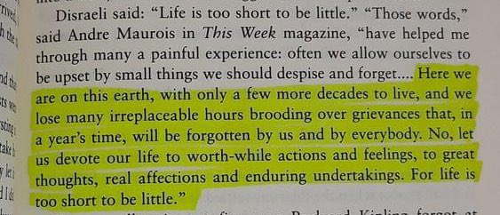 “Life is too short to be little.” ~Dale Carnegie