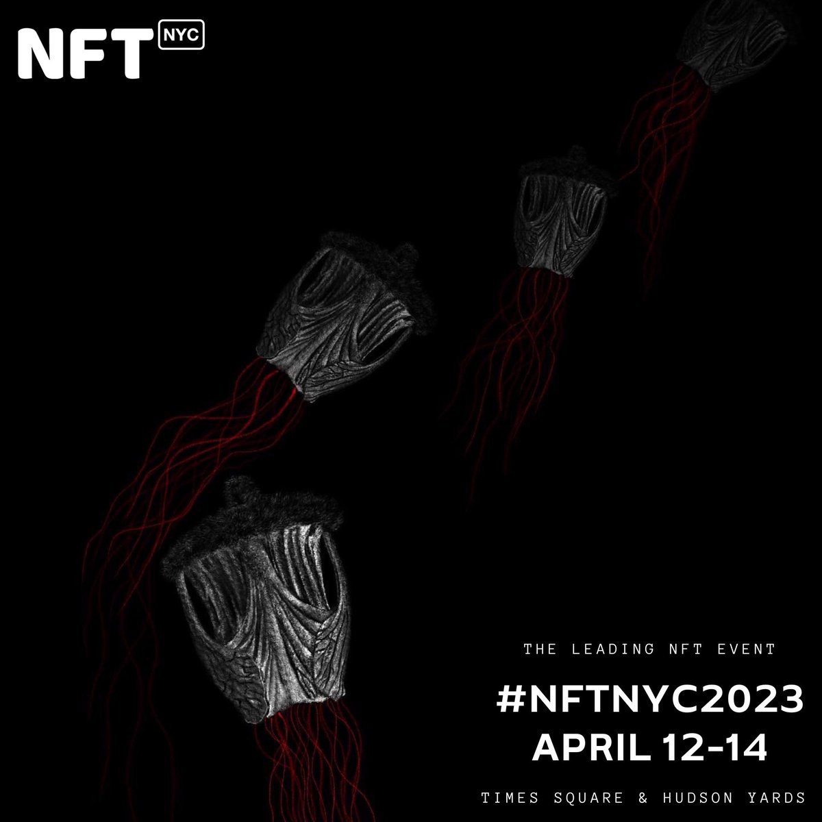 #NFTNYC2023 Community Artist Showcase.
📌North Javits, Hudson Yards April 12-14
🗽Shown on Time Square Billboards.

<a href="/nft_nyc/">NFT.NYC</a>