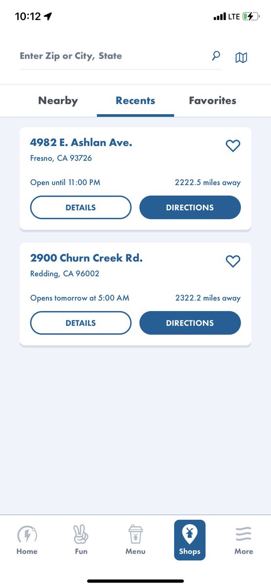 jrstrauss's tweet photo. Hey @DutchBros, can you help? I loaded money onto my DutchPass and someone else used it to make purchases. 😔 The app shows “recent” visits in CA - but I live in North Carolina! 😳 https://t.co/sk78uh0bHC