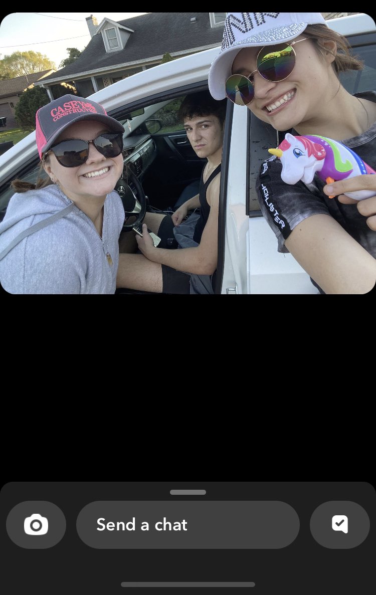 First assassination of the day— Caleb and Buckley by Macy and Izzy