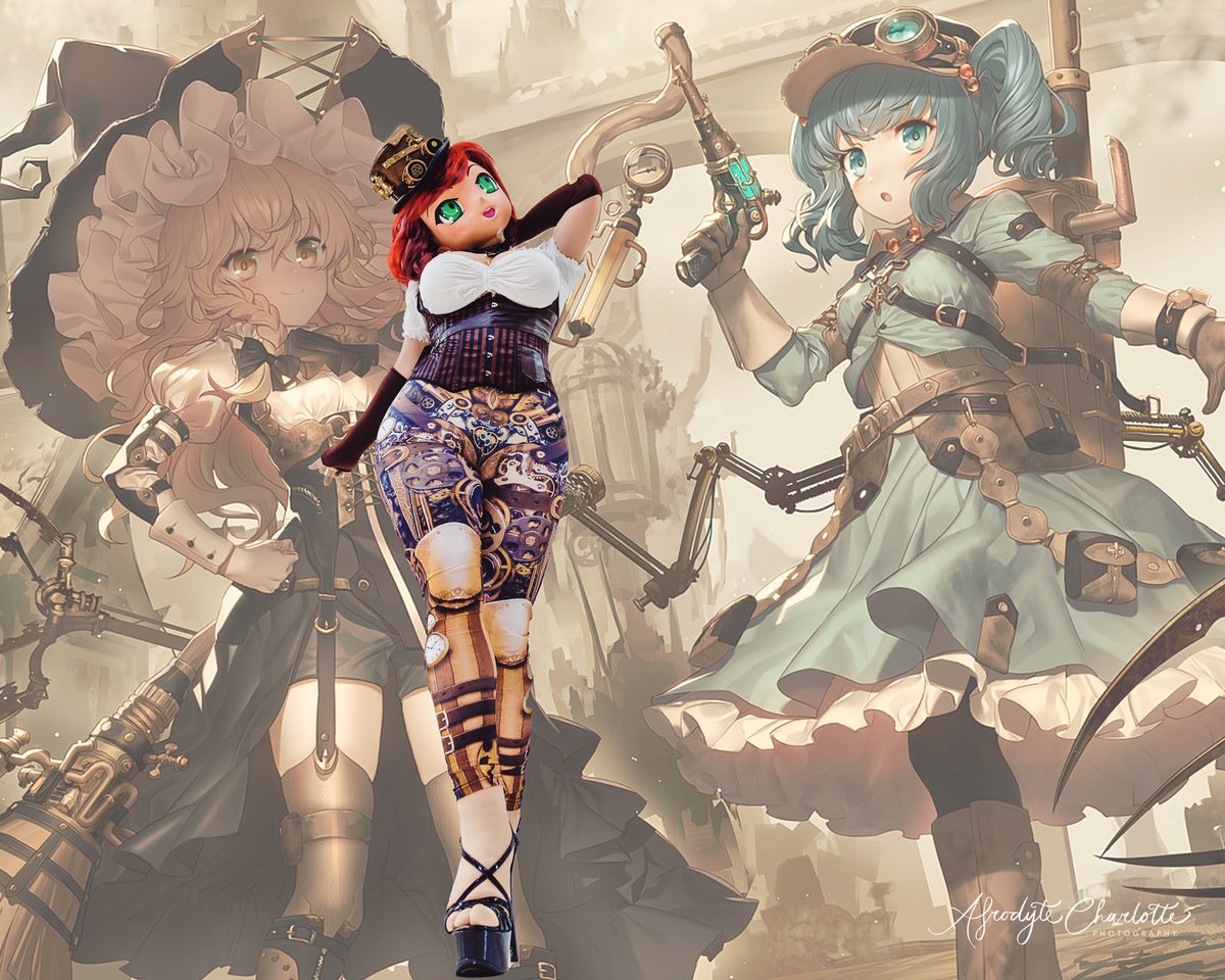 Afrodyte87's tweet image. Together with @CosMeetupChi we're going to have a for real deal  photography saloon!! Find us and grab your free digital  picture in your finest Victorian garb!!! 🤩