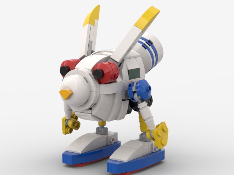 menacing_marsh's tweet image. Finished build of Robbit from Jumping flash, ordering the parts to build this guy soon