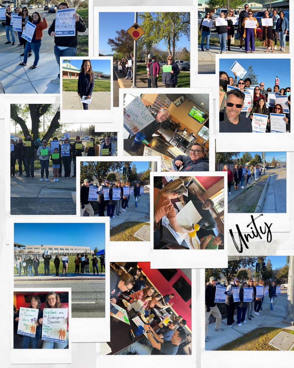 GilroyTeachers's tweet photo. THANK YOU to everyone who came out today at sidewalk demonstrations and sign making. TOGETHER, we win! #ValueGilroyStudents #ValueGilroyEducators https://t.co/WortSz22oq