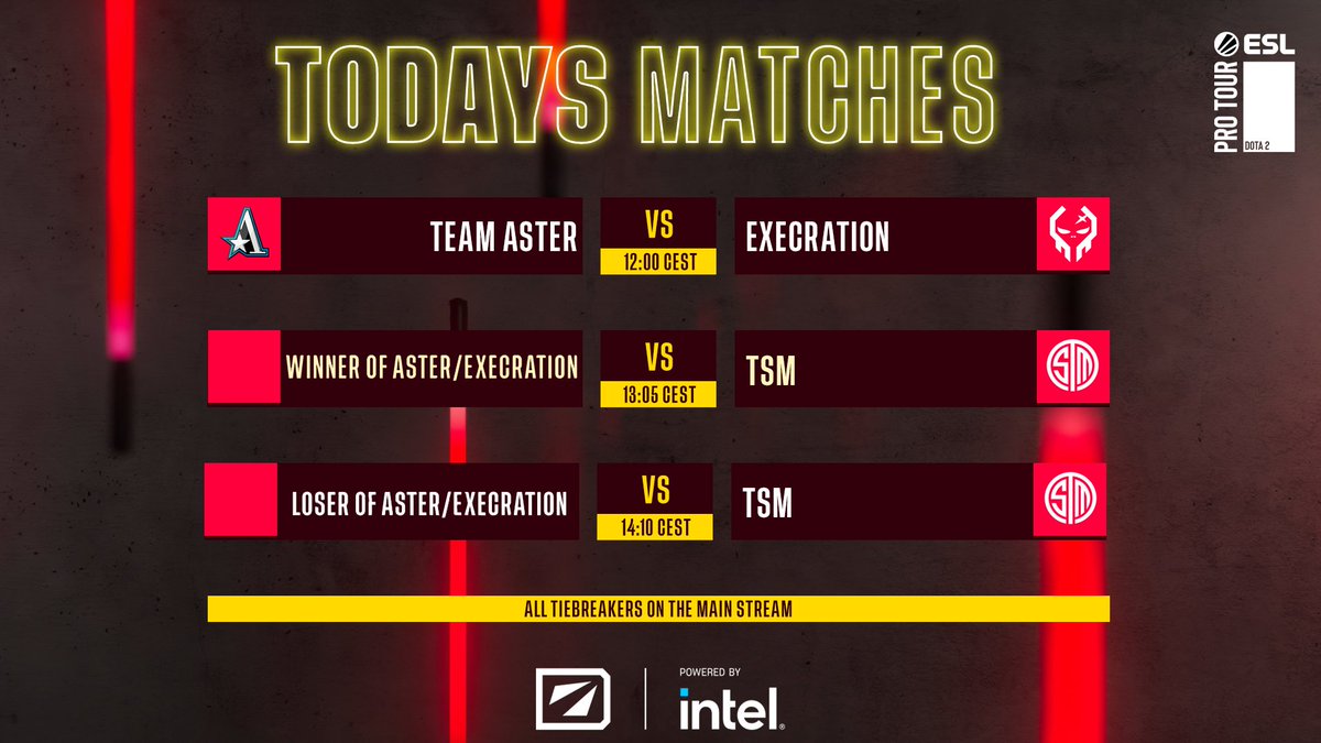 ESL Dota2 on Twitter "Who's ready for some high stakes tiebreaker