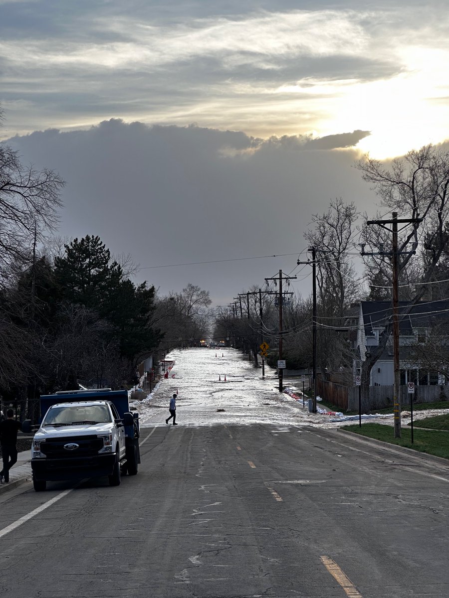 Well we knew it was going to come with the warmer weather, but the SLC floods have begun.