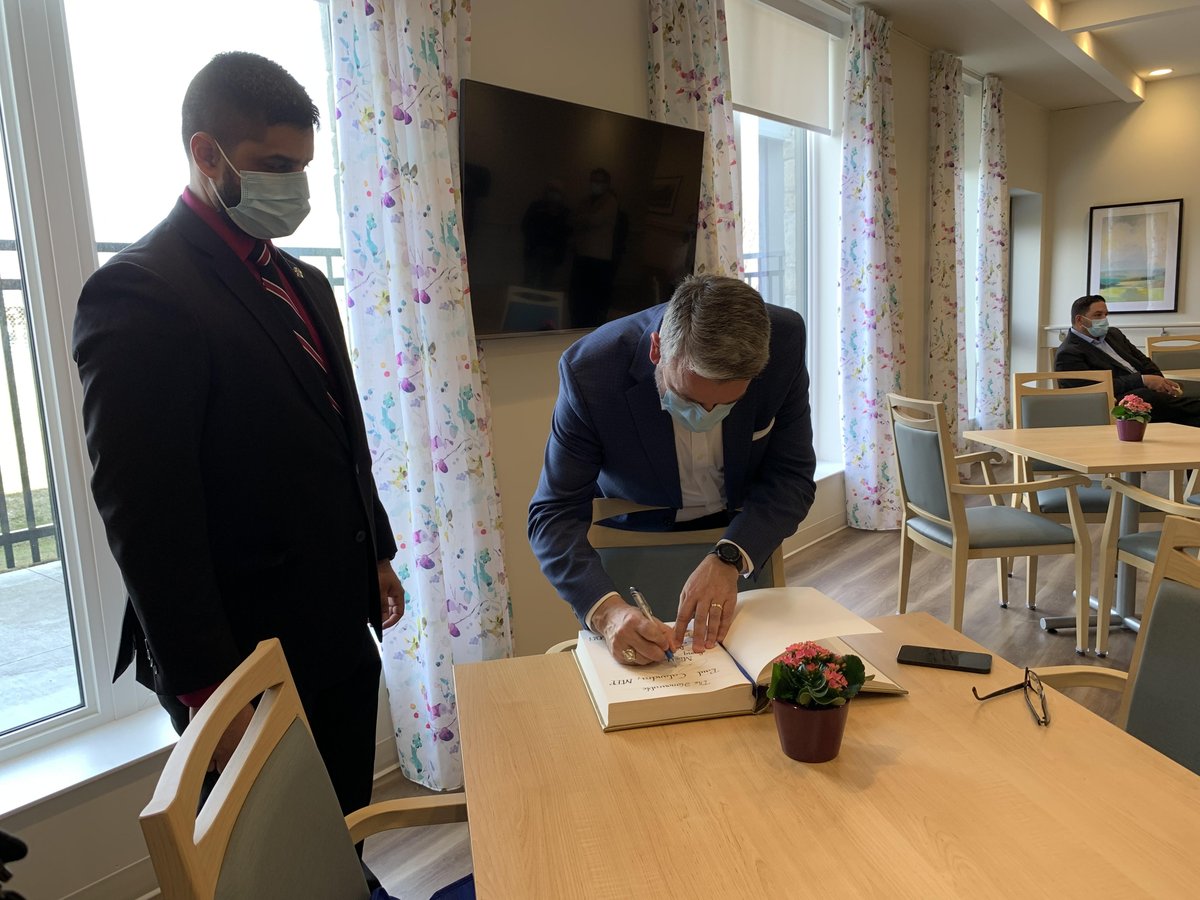 yourTV Cornwall (@yourtvcornwall) on Twitter photo It was a big day in the <a href="/CityofCornwall/">City of Cornwall</a> as the SouthBridge Long Term Care Home officially opened it's doors. In attendance was Minister of Long Term Care <a href="/PaulCalandra/">Paul Calandra</a> who took questions from the media, and was invited by Mayor <a href="/JTowndale/">Justin Towndale</a> to sign the golden book! #TrulyLocal It was a big day in the <a href="/CityofCornwall/">City of Cornwall</a> as the SouthBridge Long Term Care Home officially opened it's doors. In attendance was Minister of Long Term Care <a href="/PaulCalandra/">Paul Calandra</a> who took questions from the media, and was invited by Mayor <a href="/JTowndale/">Justin Towndale</a> to sign the golden book! #TrulyLocal