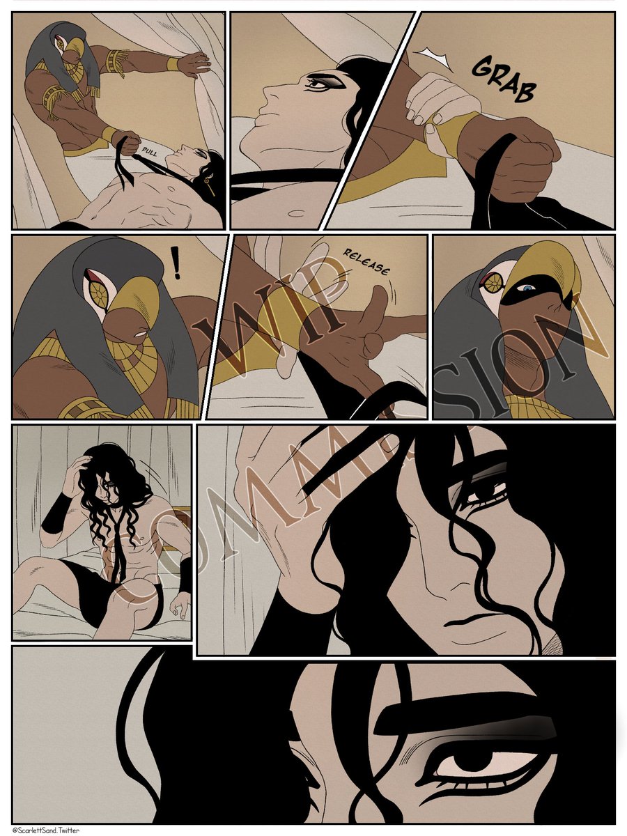 Crimson__Desert's tweet photo. Page 1 Done #Anubis #Horus #ENNEAD https://t.co/OnSrXaIqVM