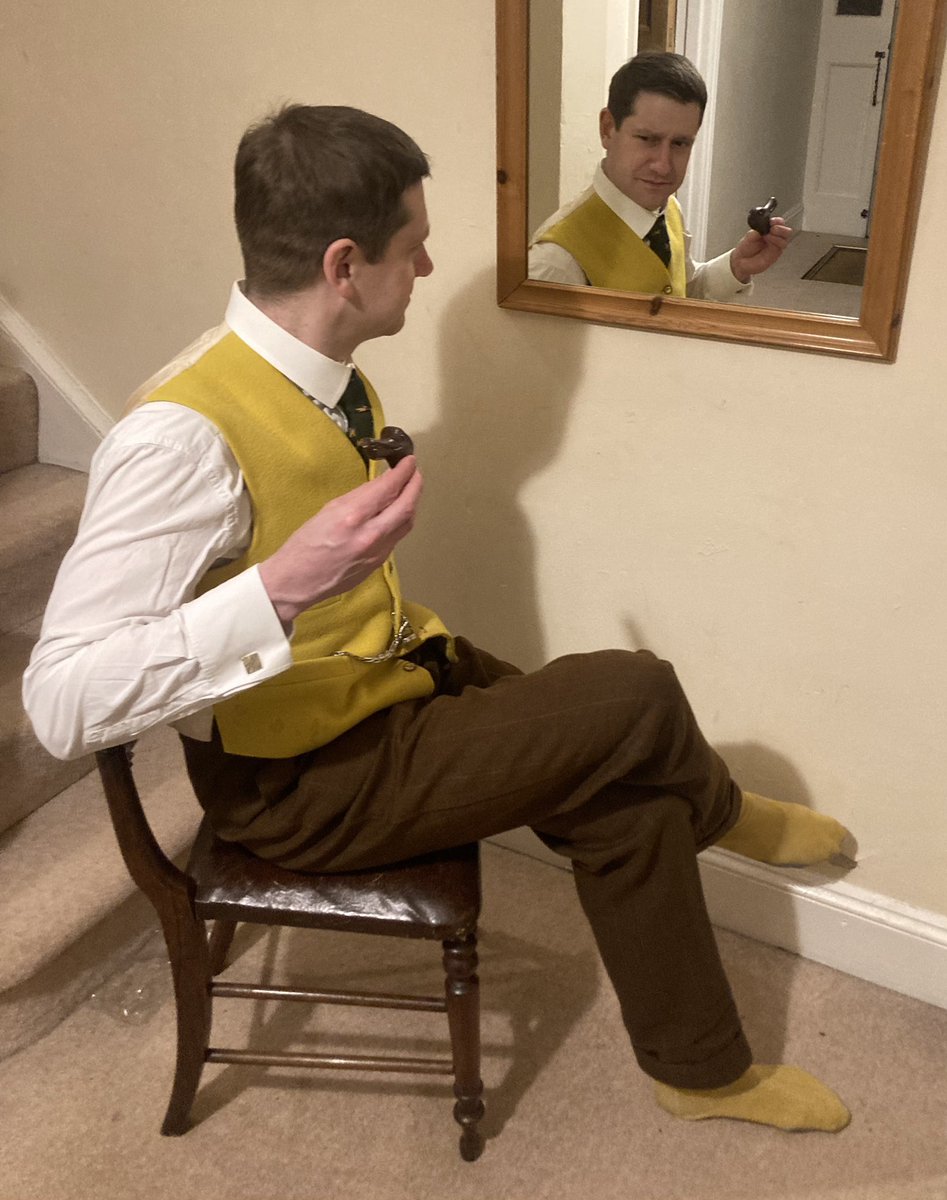 estherdaponte's tweet photo. Mr Blumenthal, his #dabbit, from @waitrose, with a re-enactment of the cover illustration โ and even a duck tie as a bonus. Very tasty it was, too. https://t.co/eNKAtEFRtK