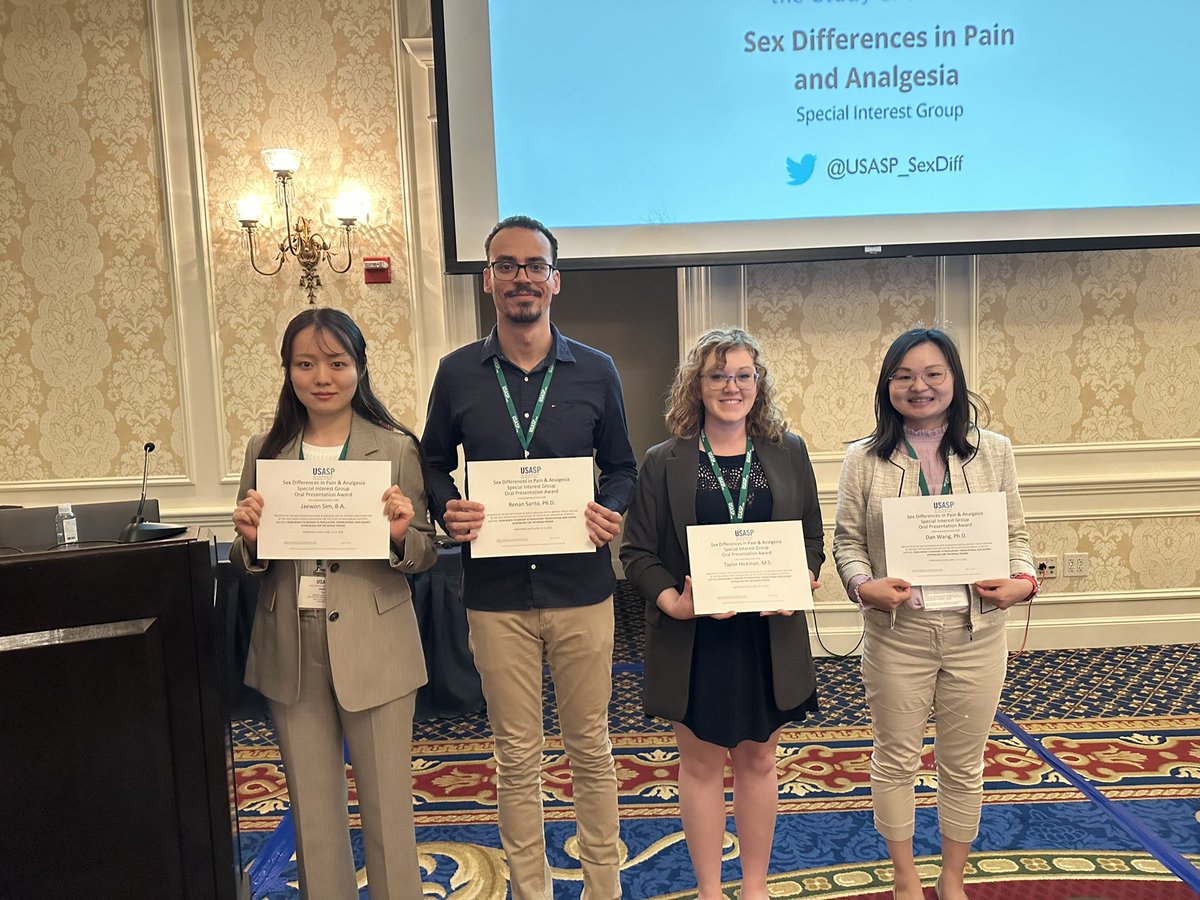 USASP_SexDiff's tweet image. 4 trainees were selected to give oral presentations to our SIG. Congratulations and wonderful talks @JaewonSimJ1 @fernandes88_r @taylormorgan07 @DanWang59674021 !

#USASP #USASP2023