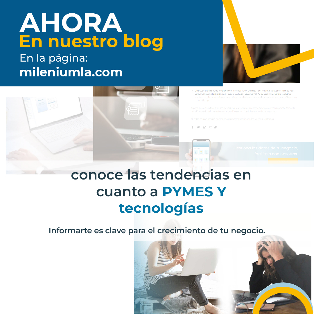 escrichsoft's tweet photo. Les presentamos nuestro BLOG, el nuevo espacio donde compartiremos contenido relacionado a nuestro servicio EscrichSoft Milenium, la suite de software de gestión ideal para PYMES. Conoce los temas que hemos publicado visitando https://t.co/LGB34i13a3
#saliendodelgaraje https://t.co/yYyGfr3FuP