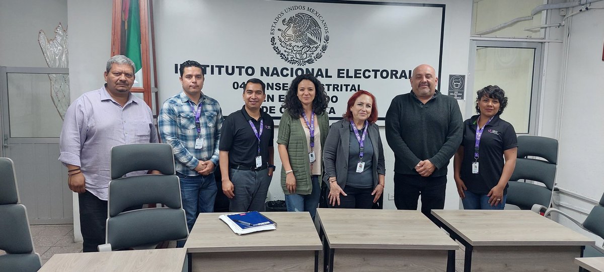 CD14_Coah's tweet photo. El Comité Distrital @CD14_Coah estuvo presente en la reunión convocado por la @04JDECoahuila del @INECoahuila para afinar detalles sobre las cédulas de los CRyT, así mismo la recepción de material electoral, para el #PLE23 en #Coahuila. @Jorge_dlp @rodrigo_0378  @scarDanielRodr8 https://t.co/GRzjidviZs