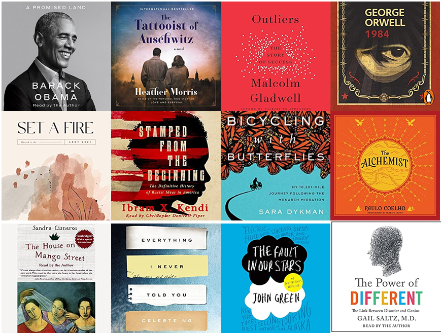 1968LRyan's tweet image. Spring cleaning, decluttering and letting go of some books. Belatedly posting my 2021 best reads, many thanks to @audible_com