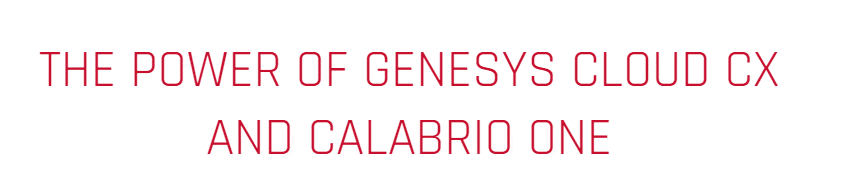 McGeeSmith's tweet photo. .@Calabrio, Inc. is now available on the @Genesys #AppFoundry, giving companies currently using Calabrio #WEM the choice to migrate to Genesys Cloud CX easily. https://t.co/roXX7cnWiS https://t.co/V7BJnTRLSP