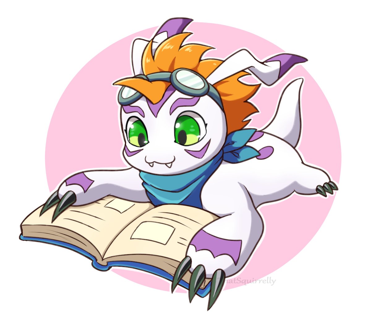 ThatSquirrelly's tweet image. Greed for knowledge 
#digmon #デジモン