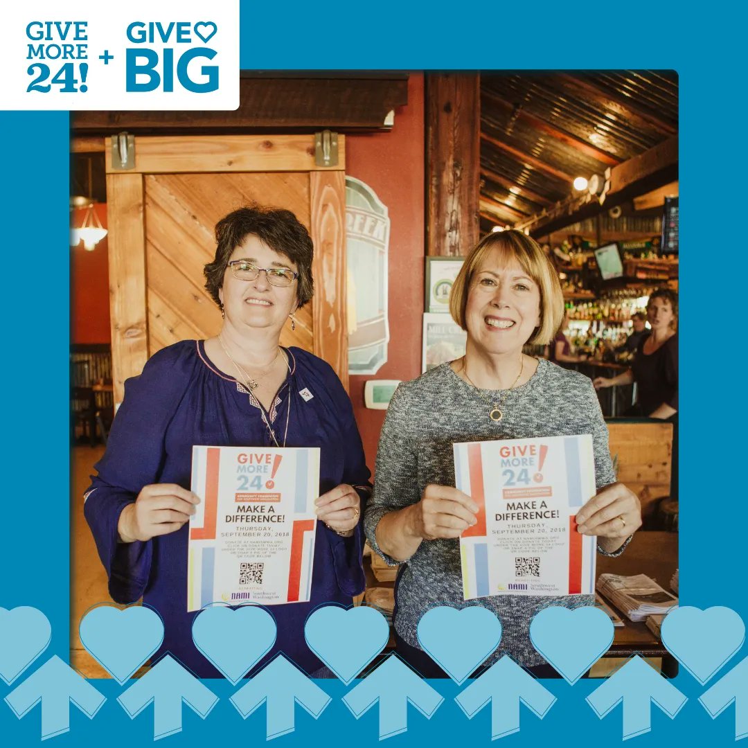 You give because you’re passionate about a mission, cause, or community. This year, they need your support during GiveBIG!

Tag a nonprofit you think people should help during this year's big giving event ⬇️ 

(And don't forget to mark those calendars for May 2-3!)