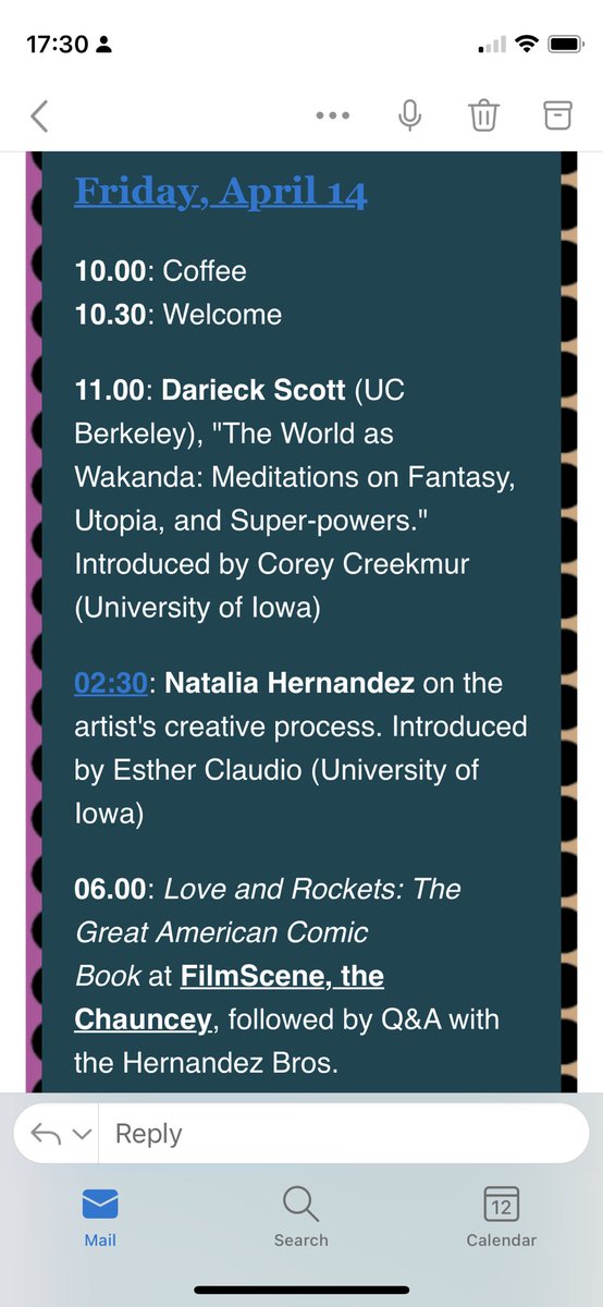 Our closing event is ✨Luxurious✨engaging discussions, Q&amp;As, book signings and <a href="/KCETArtbound/">Artbound</a>’ s Love and Rockets documentary <a href="/icfilmscene/">FilmScene</a> ! Come join us! <a href="/ObermannCenter/">Obermann Center for Advanced Studies</a> <a href="/uiowa/">University of Iowa</a> <a href="/ICPL/">Iowa City Public Library</a> race-and-comics.sites.uiowa.edu/schedule