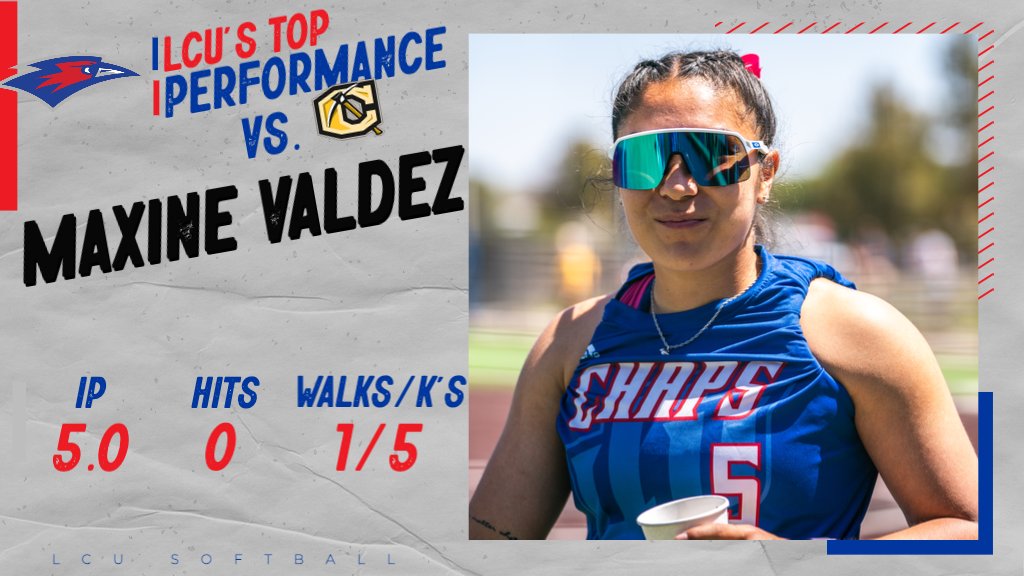 LCUCHAPS's tweet photo. 🥎 SB | In Wednesday's opener, Maxine Valdez became the third Lady Chaps member to throw three no-hitters in a single season. In the second game, Skylar Herrera went 2-for-3 with a RBI and a stolen base... https://t.co/YOBK1bYT5N