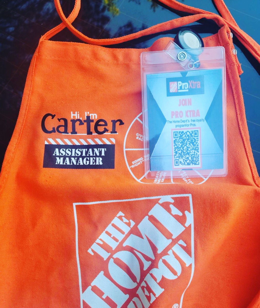 Proud Dad moment seeing my son take his first Assistant Store Manager position. 17 years with <a href="/HomeDepot/">The Home Depot</a> as a SM and now get to watch him as a 21 year old start his leadership journey. Great life moment and blessed to be able to be a part of it with him.